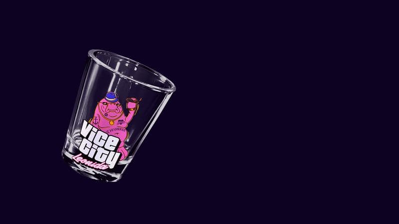 Chunkee the Manatee Shot Glass — © Rockstar Games